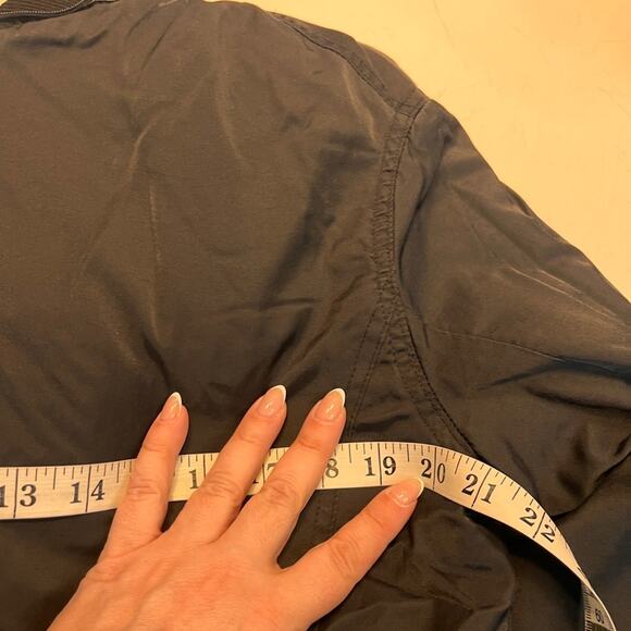 Urban Outfitters Silence + Noise Women’s Black Bomber Jacket with Removabe Hood - Picture 9 of 10